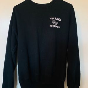 MENS Forever 21 NO HARD FEELINGS crewneck